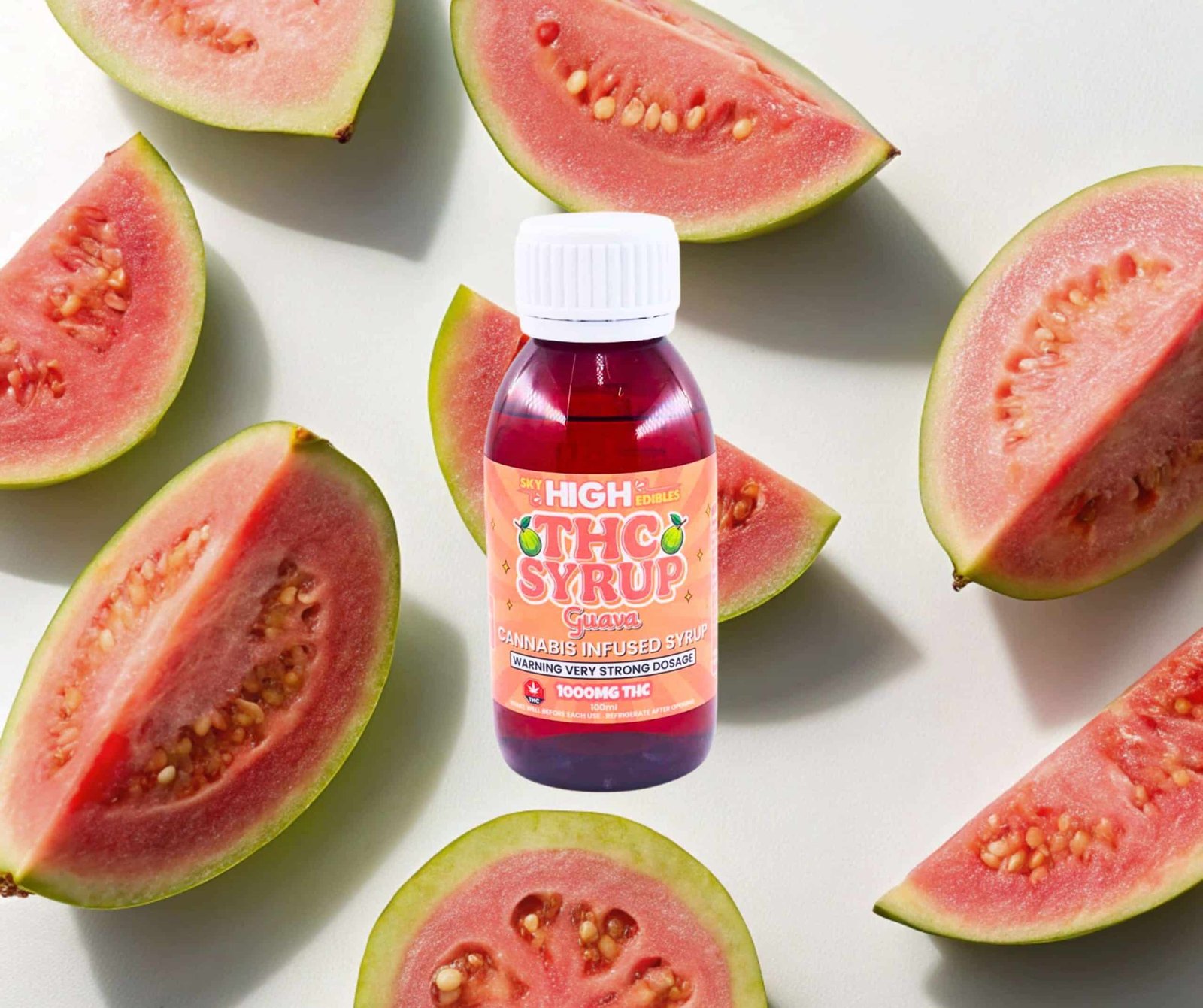 Sky High Syrup – Guava 1000mg THC