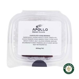 Apollo Baked Goods – Chocolate Fudge Brownie – 600mg THC
