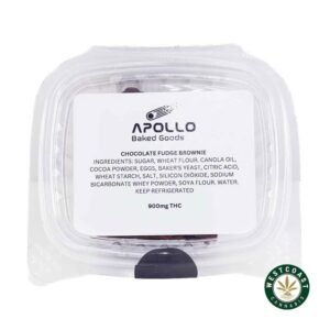 Apollo Baked Goods – Chocolate Fudge Brownie – 900mg THC