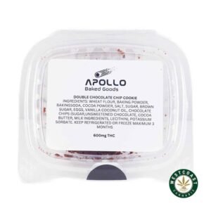 Apollo Baked Goods – Double Chocolate Chip Cookies – 600mg THC