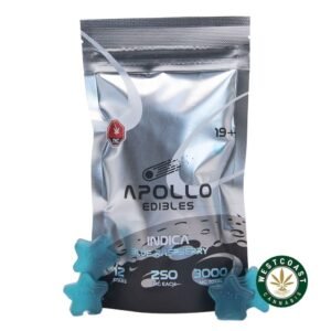 Apollo Edibles – Blue Raspberry Shooting Stars 3000mg THC Indica