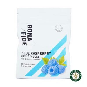 Bonafide –  Blue Raspberry Fruit Pieces 300mg THC