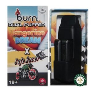 Burn Extracts – Dual 3 Gram Puffer – Tangerine Dream + Cafe Racer (3 Grams + 3 Gram)