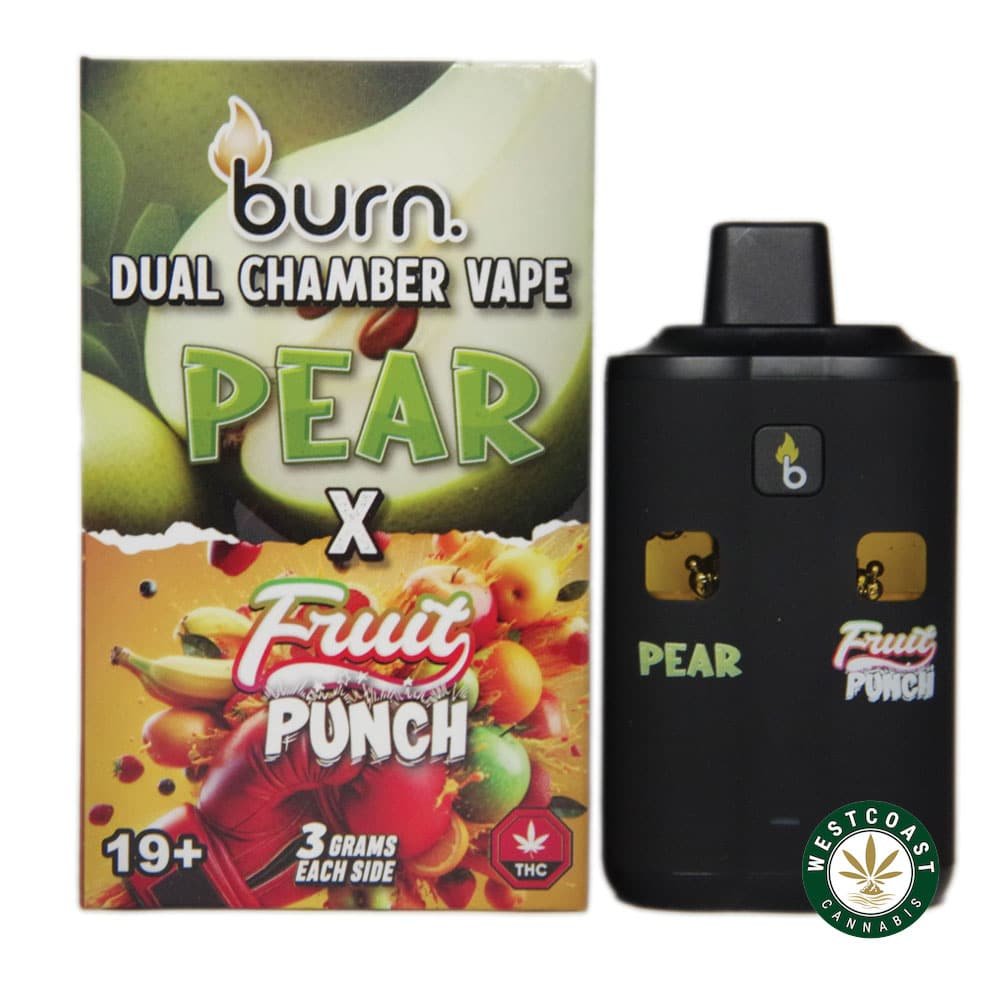 Burn Extracts – Dual Chamber Disposable Vape – Pear + Fruit Punch (3+3 Gram)