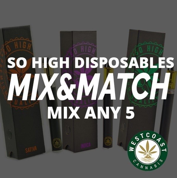 So High Extracts 1ML Disposable Pen – Mix and Match 5 Pens