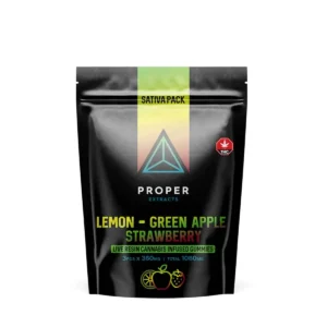 Proper Extracts Edibles – Triangles 1080mg Live Resin Gummies – Sativa Pack