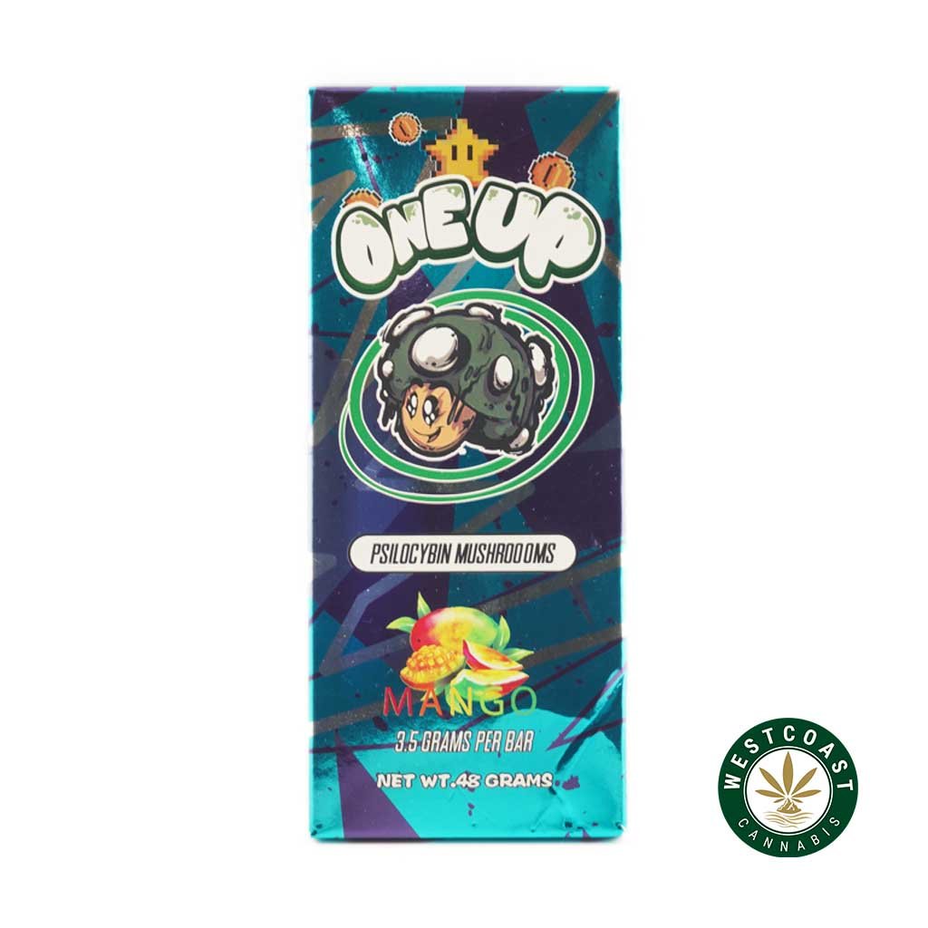 One Up – Psilocybin Mushrooms – Mango 3.5G Chocolate
