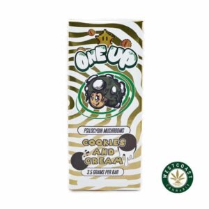 One Up – Psilocybin Mushrooms – Cookies and Cream 3.5G Chocolate