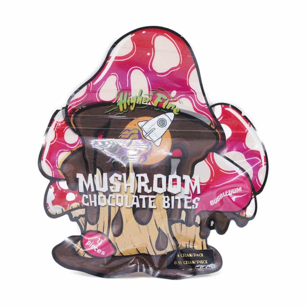 Higher Fire Extract – Mushroom Chocolate Bites – Bubblegum 4000mg