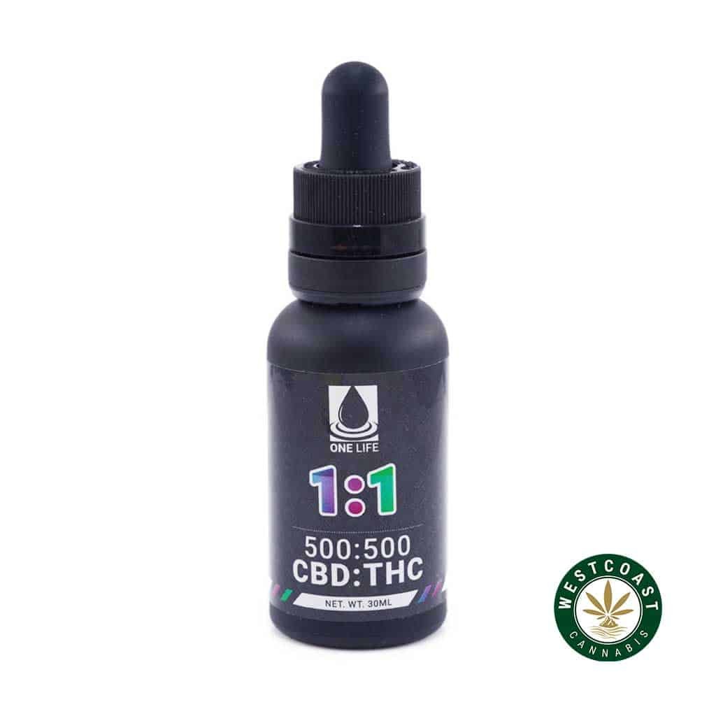 One Life Tincture – 1:1 (500mg CBD : 500mg THC)