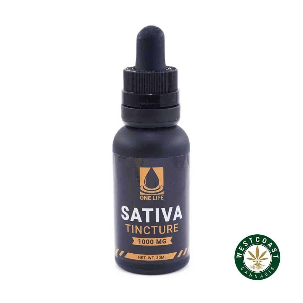One Life Tincture – 1000mg THC Sativa