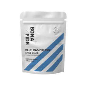 Bonafide –  Space Stars – Blue Raspberry (500mg THC, 1000mg THC) Indica