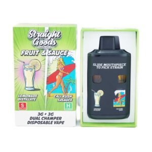 Straight Goods – Dual Chamber Vape – Lemonade + Cali Kush (3 Grams + 3 Grams)