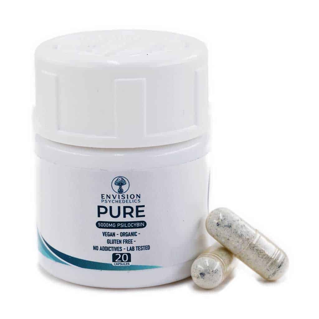ENVISION™️ PURE – Microdose Capsules 5000mg Psilocybin