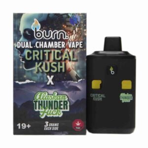 Burn Extracts – Dual Chamber Disposable Vape – Critical Kush + Alaskan Thunder Fuck (3+3 Gram)