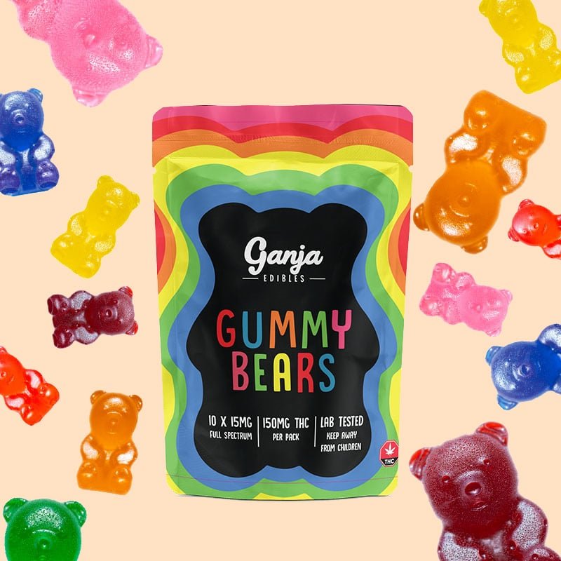 Ganja Edibles – Ganja Bears 150mg THC