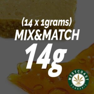 Multi Pack (Budder, Live Resin, Shatter, Crumble, Wax, Caviar) – 14g – 14 x 1g