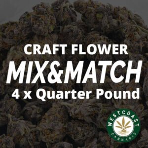 Multi Pack – Craft Flowers AAAA+ Pound – 4 x Quarter Pound