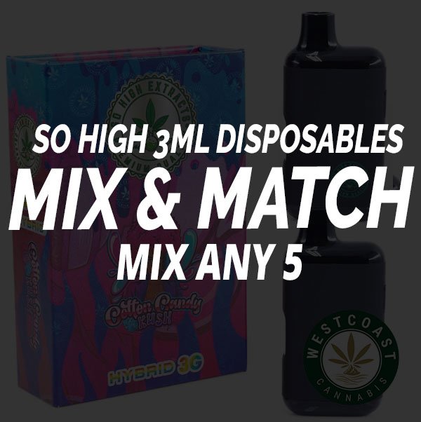 So High Extracts 3ML Disposable Pen – Mix and Match 5 Pens